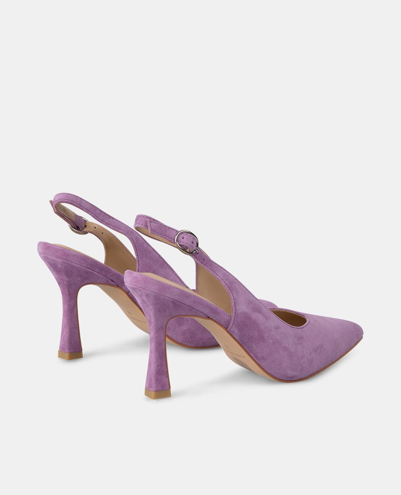 ZAPATO TACÓN AGUJA DESTALONADO