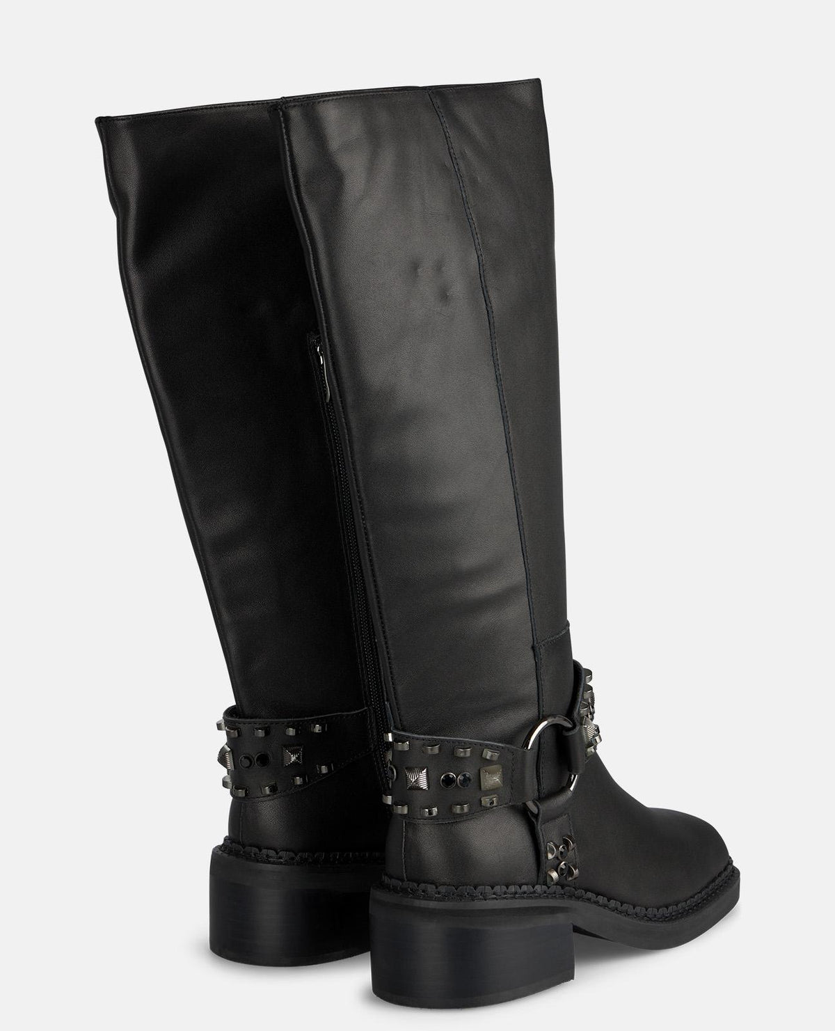 STUDDED BIKER BOOT