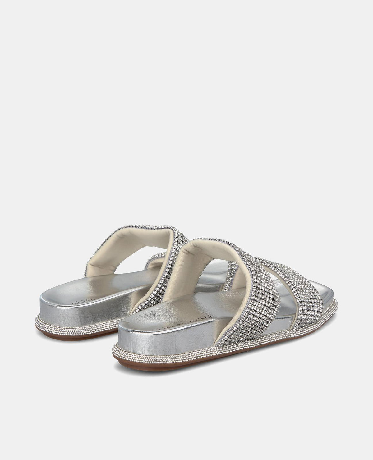SANDALIA PLANA TIRAS STRASS