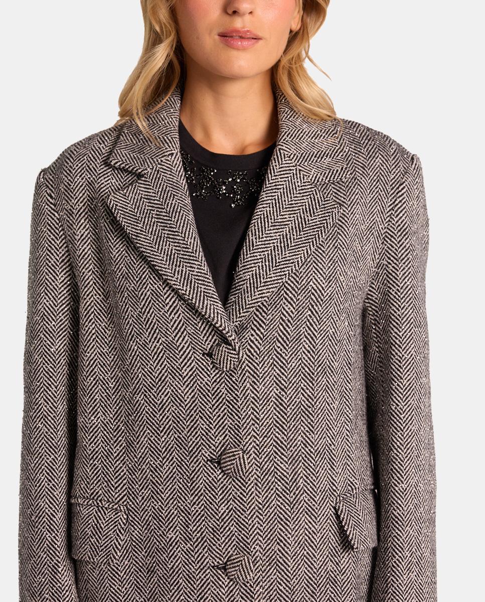 LONG MANTEAU GRIS