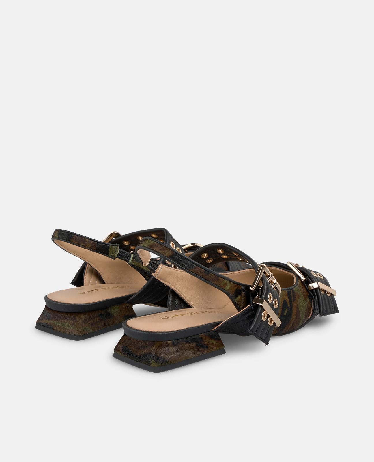 ZAPATO DESTALONADO HEBILLA ANCHA