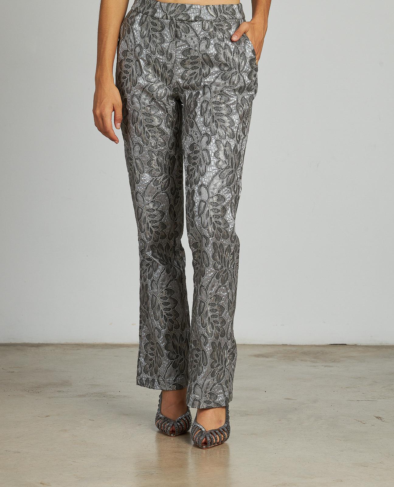 PANTALÓN EFECTO METALIZADO
