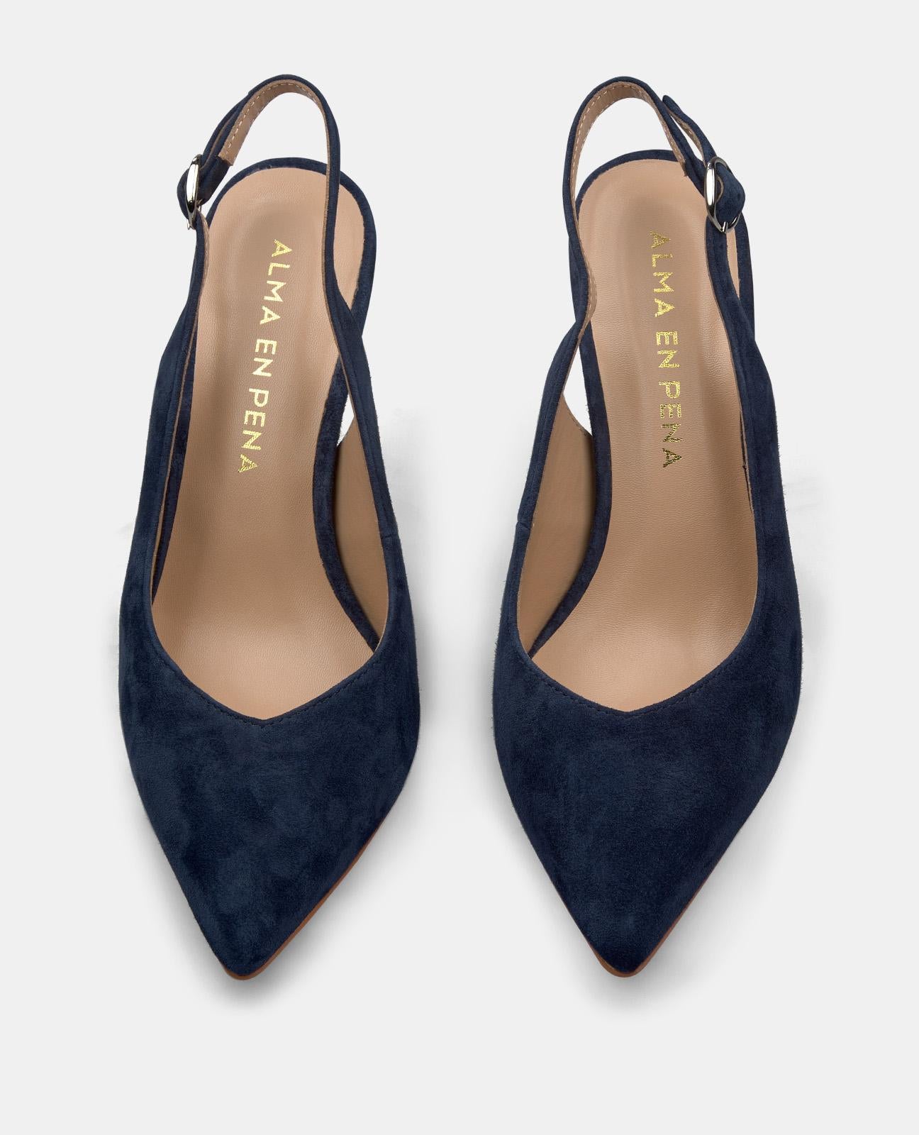 ZAPATO TACÓN AGUJA DESTALONADO