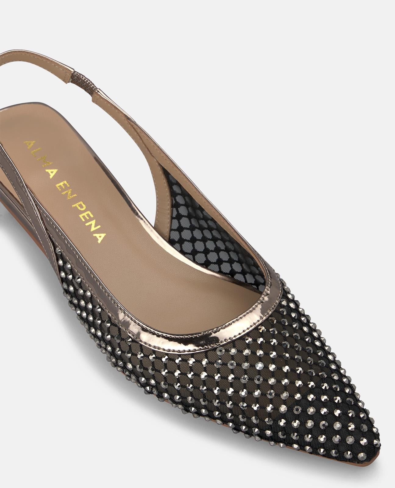 ZAPATO DESTALONADO DE MALLA