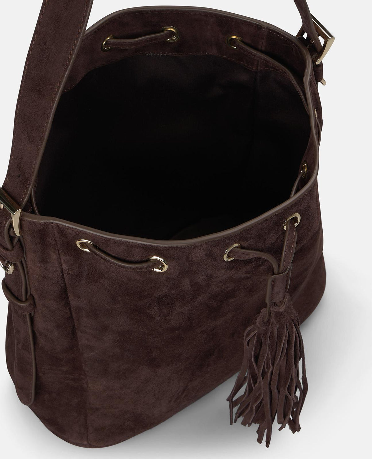 BOLSA EM FORMA DE CAIXA DE DOCES EM CAMURÇA