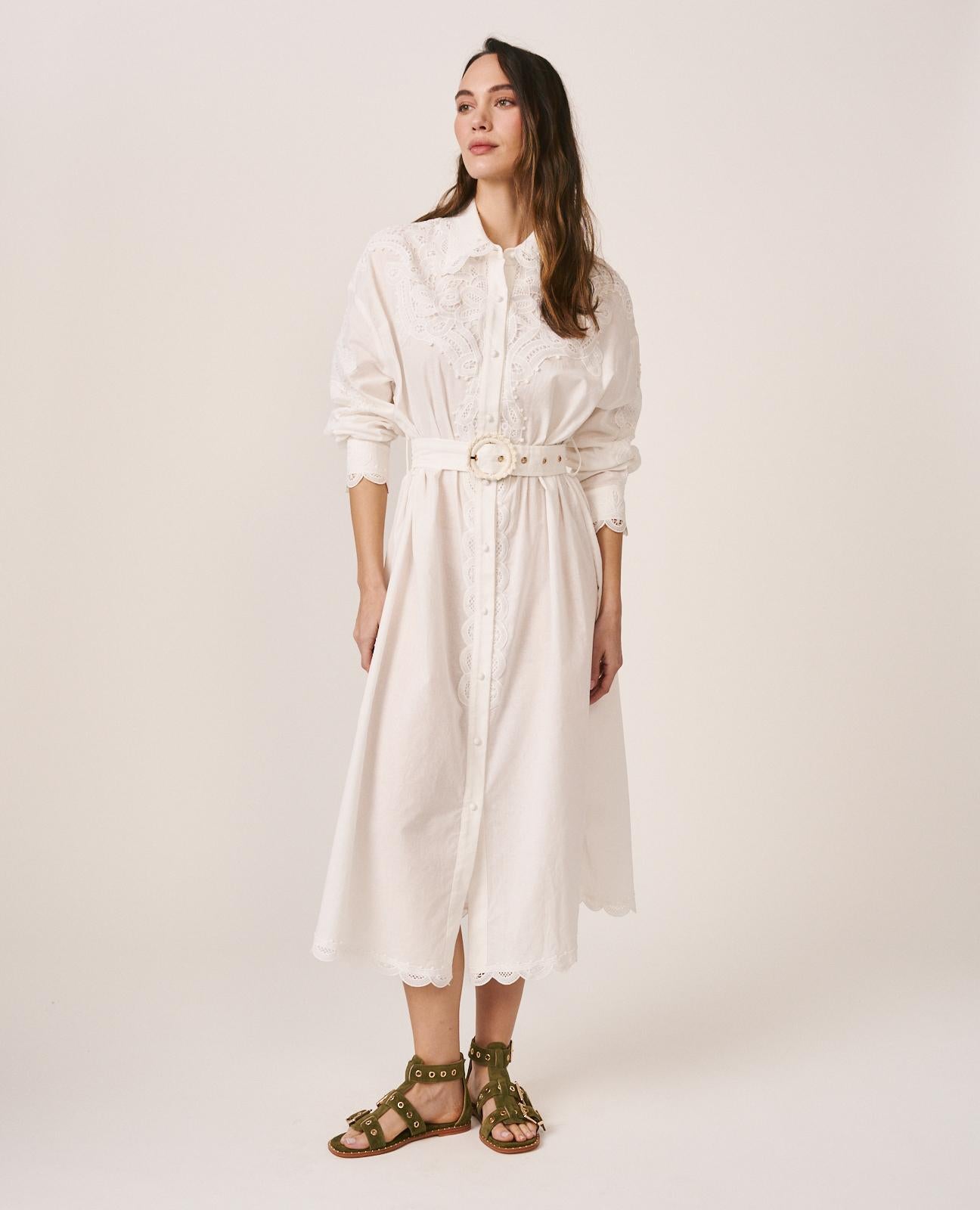 EMBROIDERED DRESS