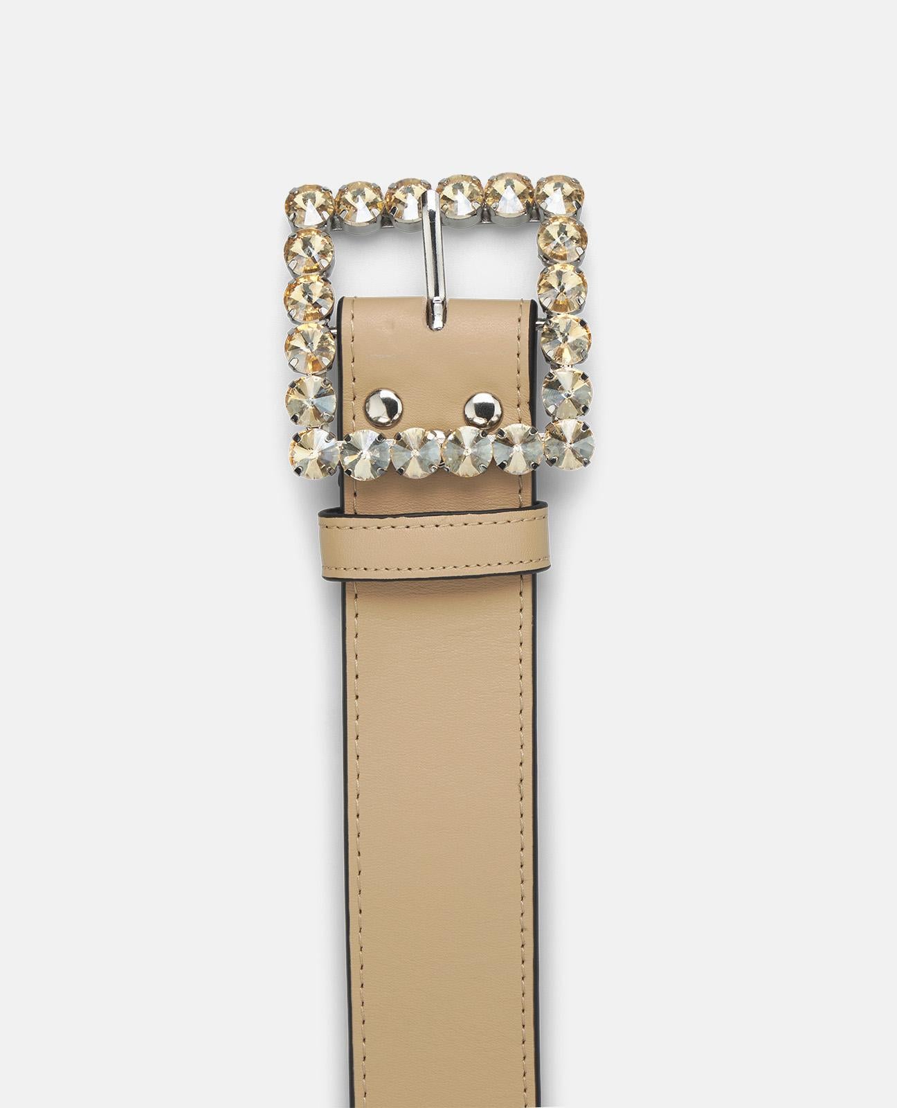 CINTURA CON FIBBIA DI PERLINE