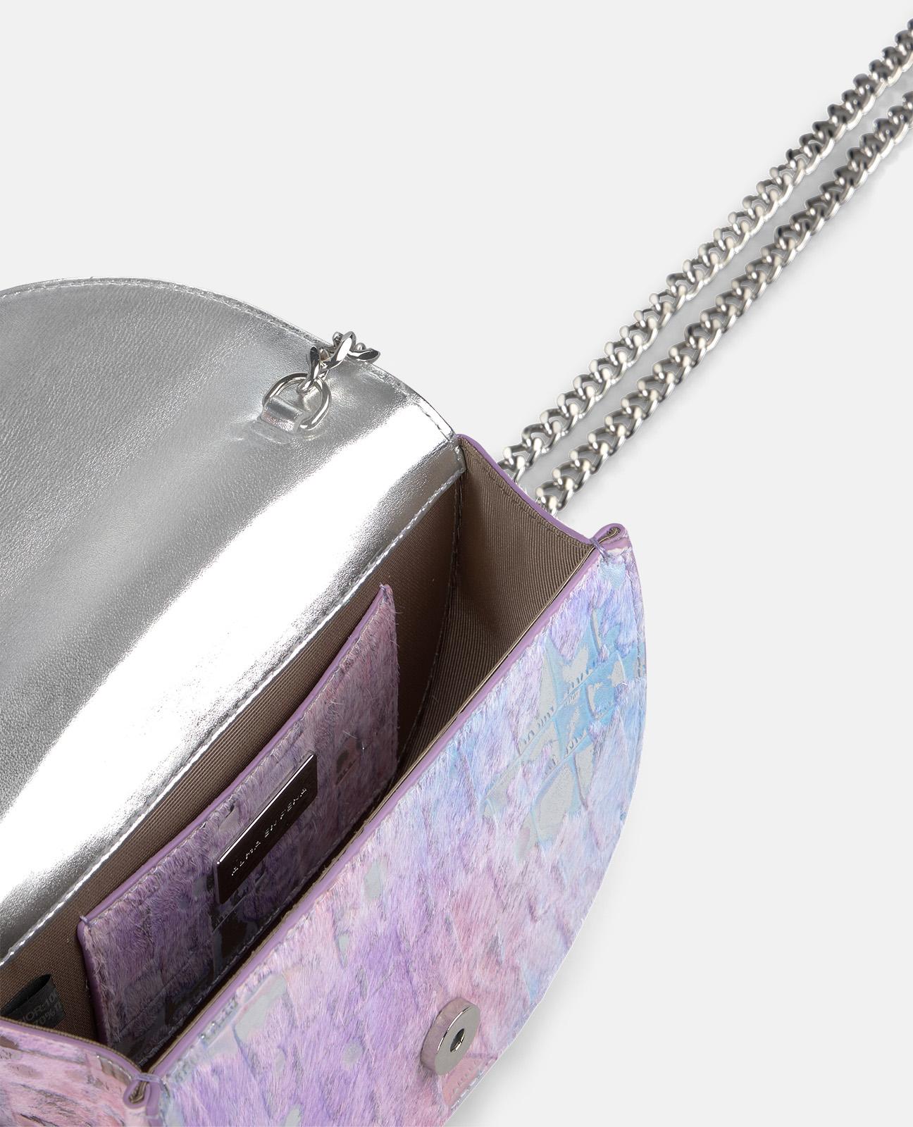 JEWELED HALF MOON BAG