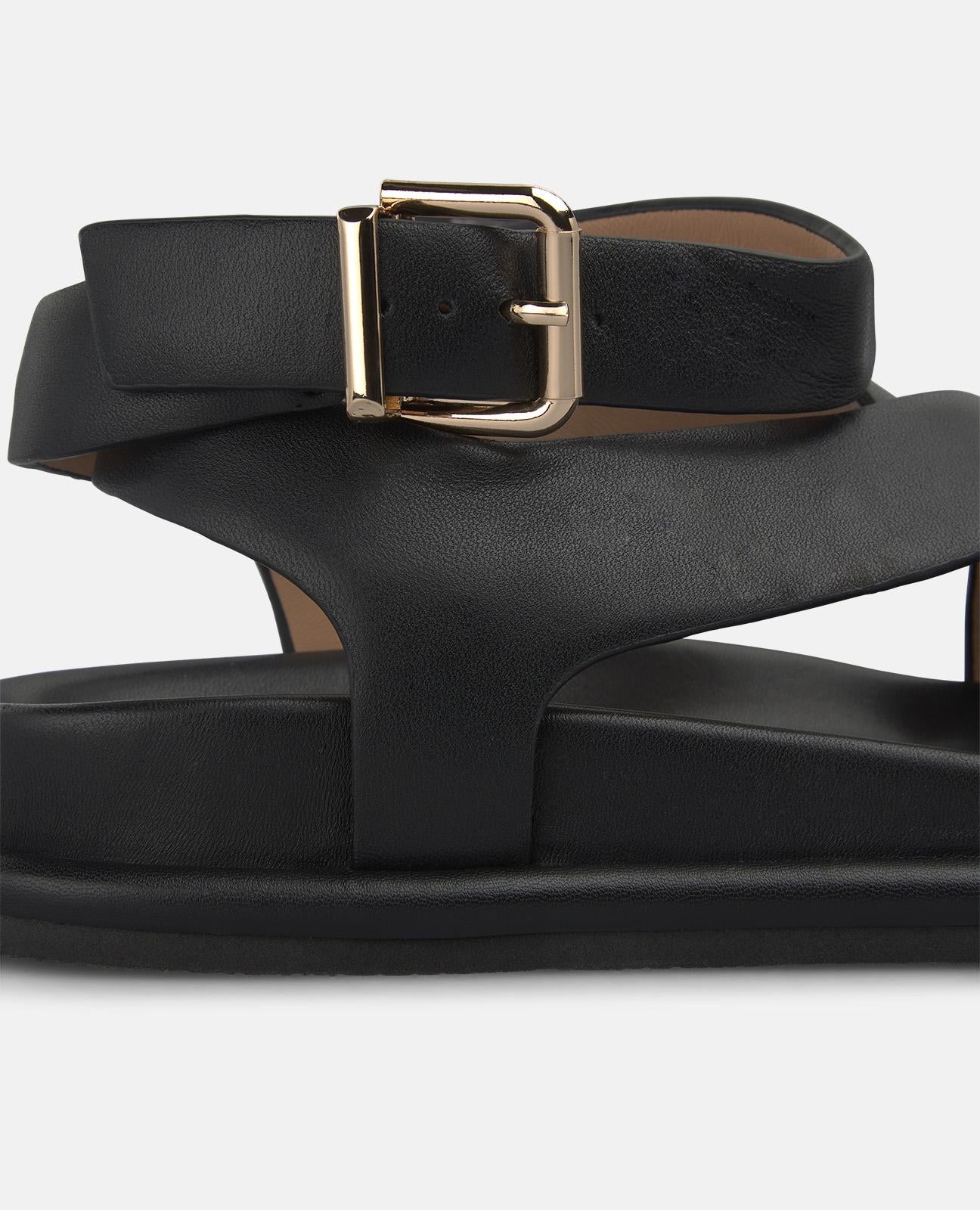 SANDALIA PLANA AL TOBILLO