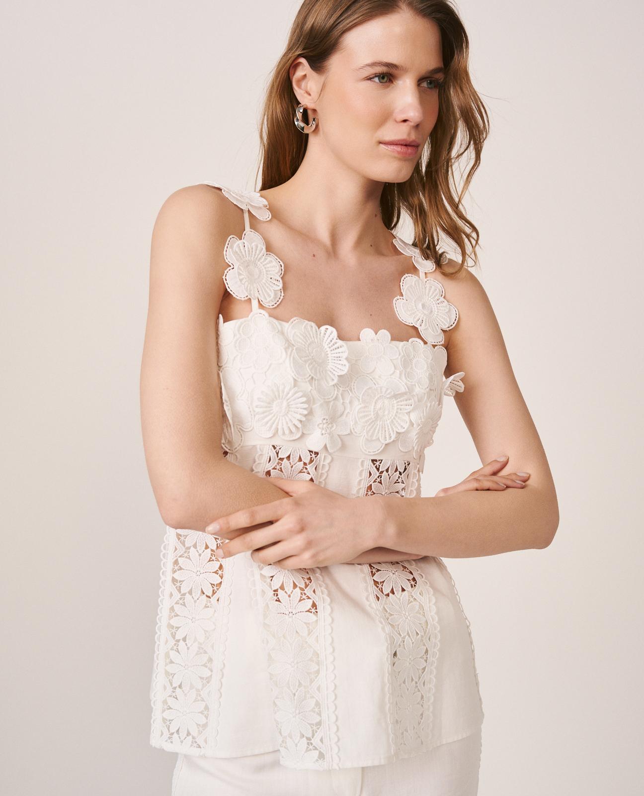 TOP TIRANTES BORDADO