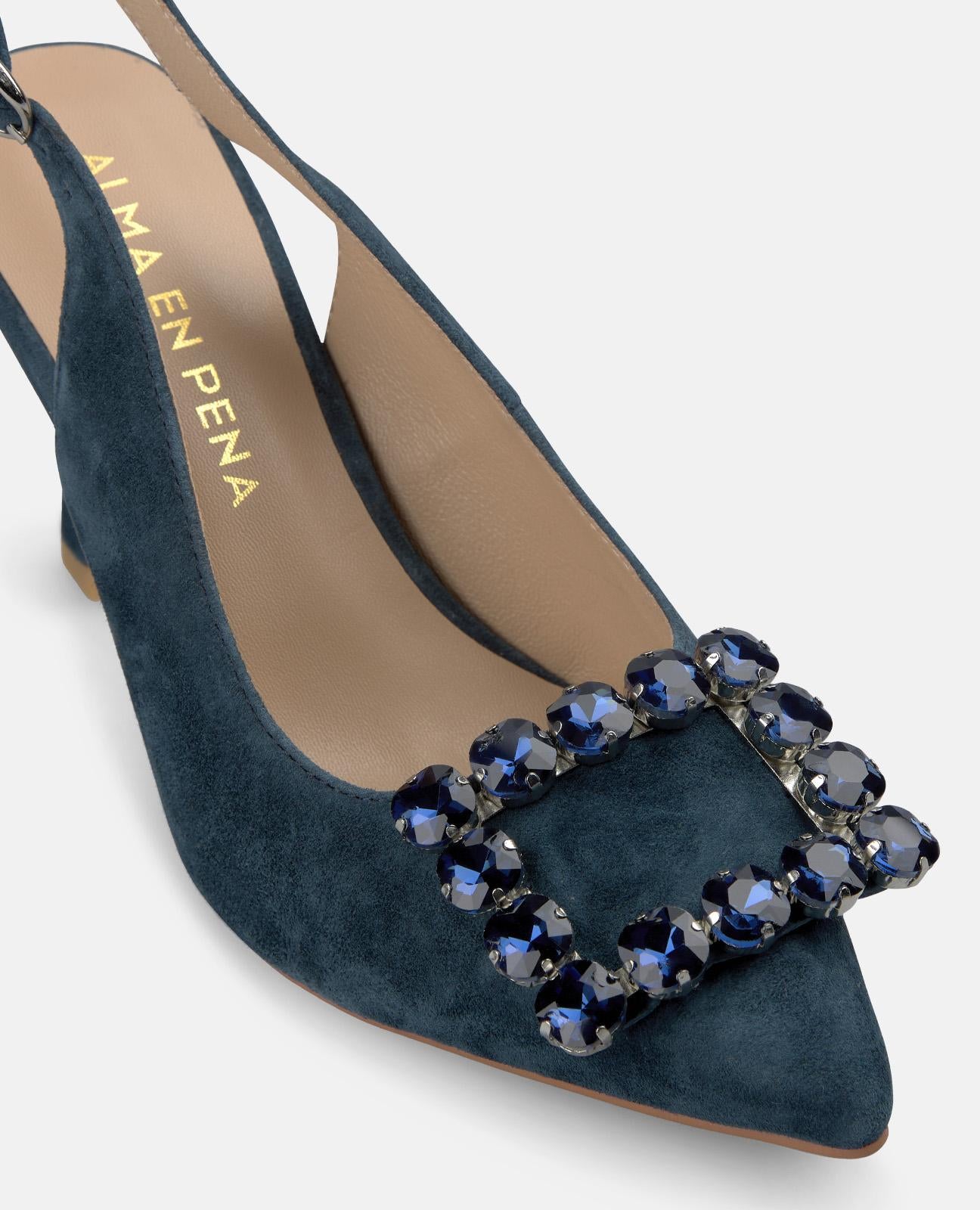 SALON DESTALONADO CON HEBILLA PEDRERIA