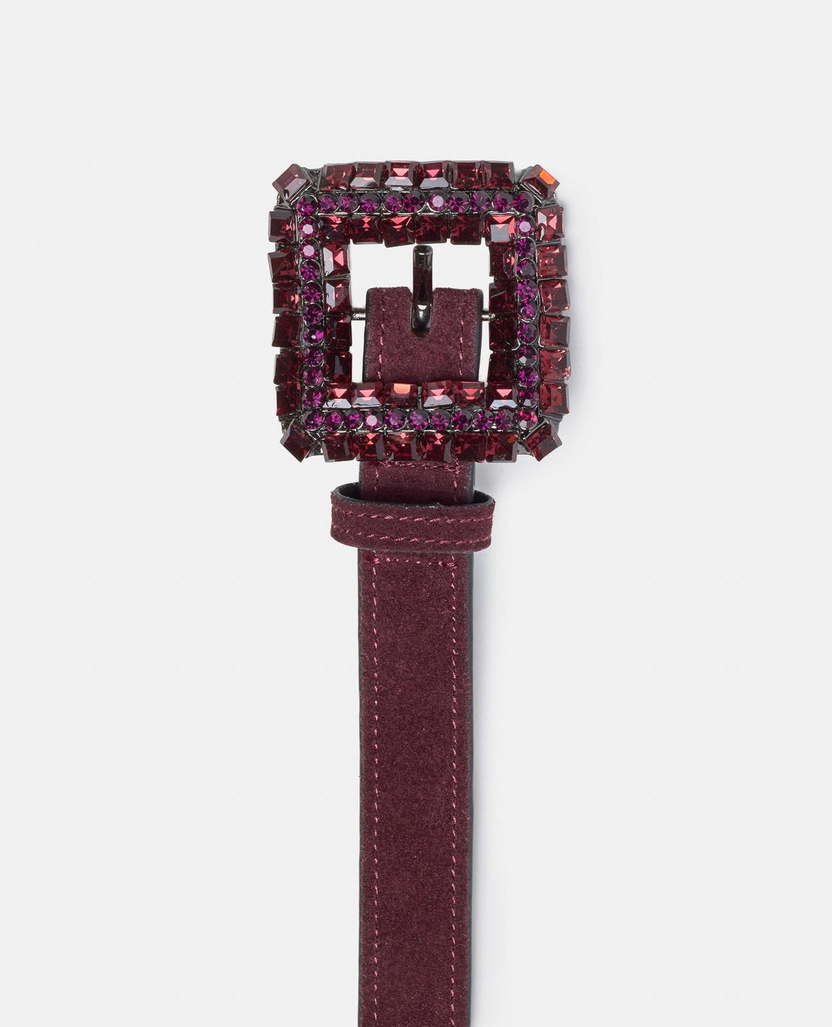 BELT WITH JEWELED BUCKLE