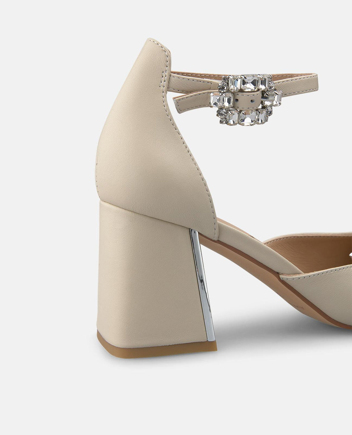 SALON HEELED TOE IN CONTRAST