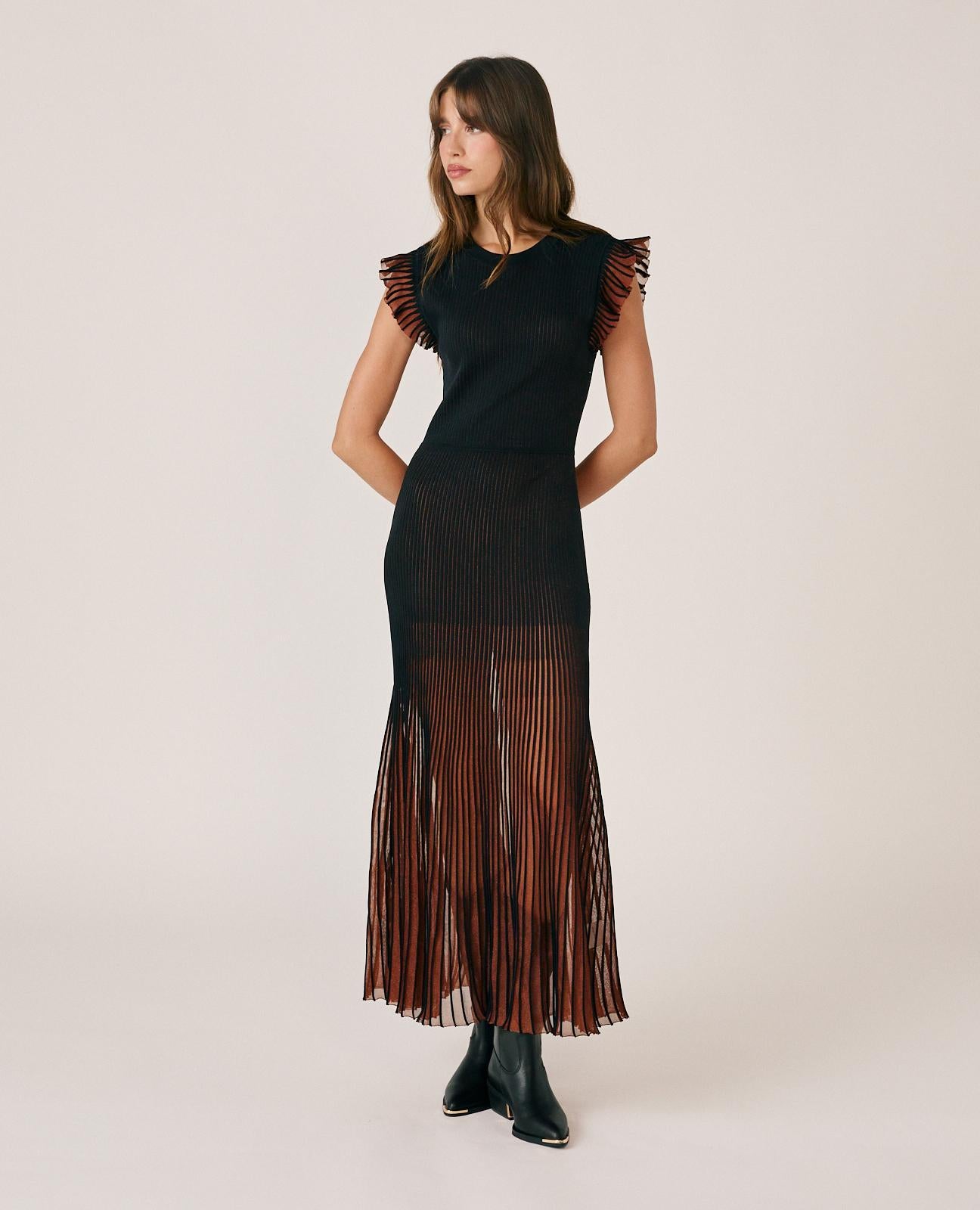 VESTIDO MIDI CANALÉ