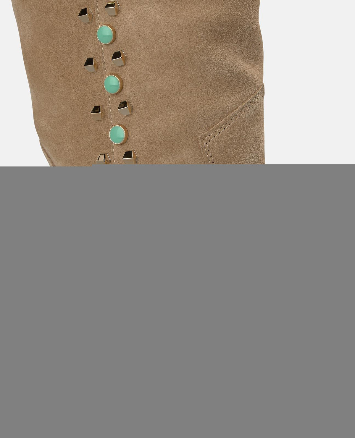 STIVALE STIVALI DA COWBOY IN CAMPASTRIA CON TACHI E STRASS