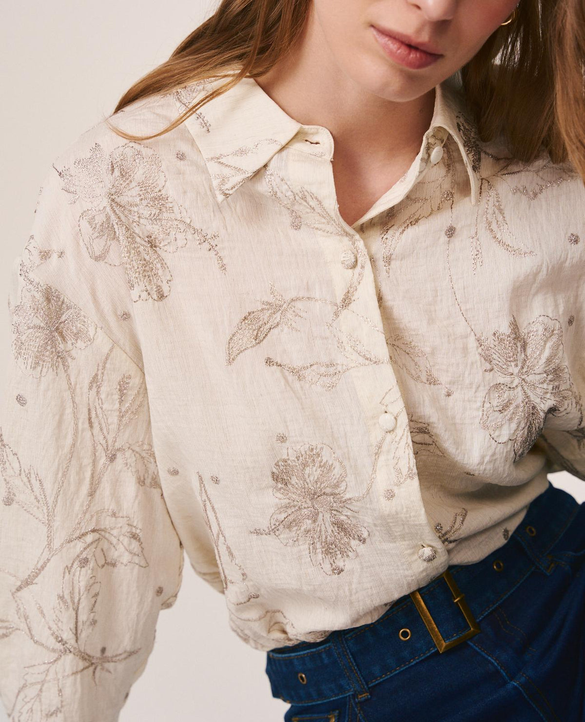 CAMISA BORDADO FLORAL