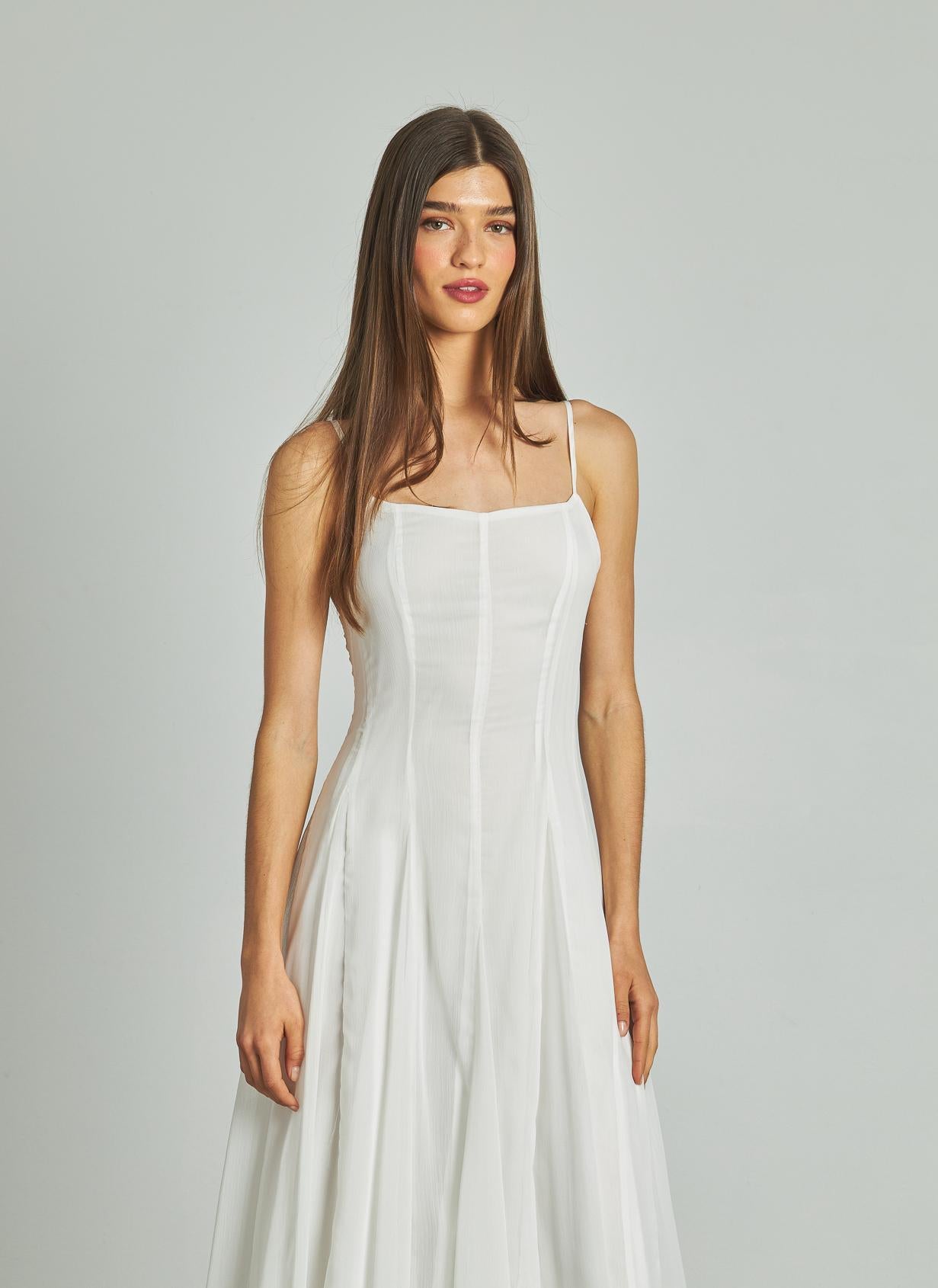 MIDI STRAPS DRESS