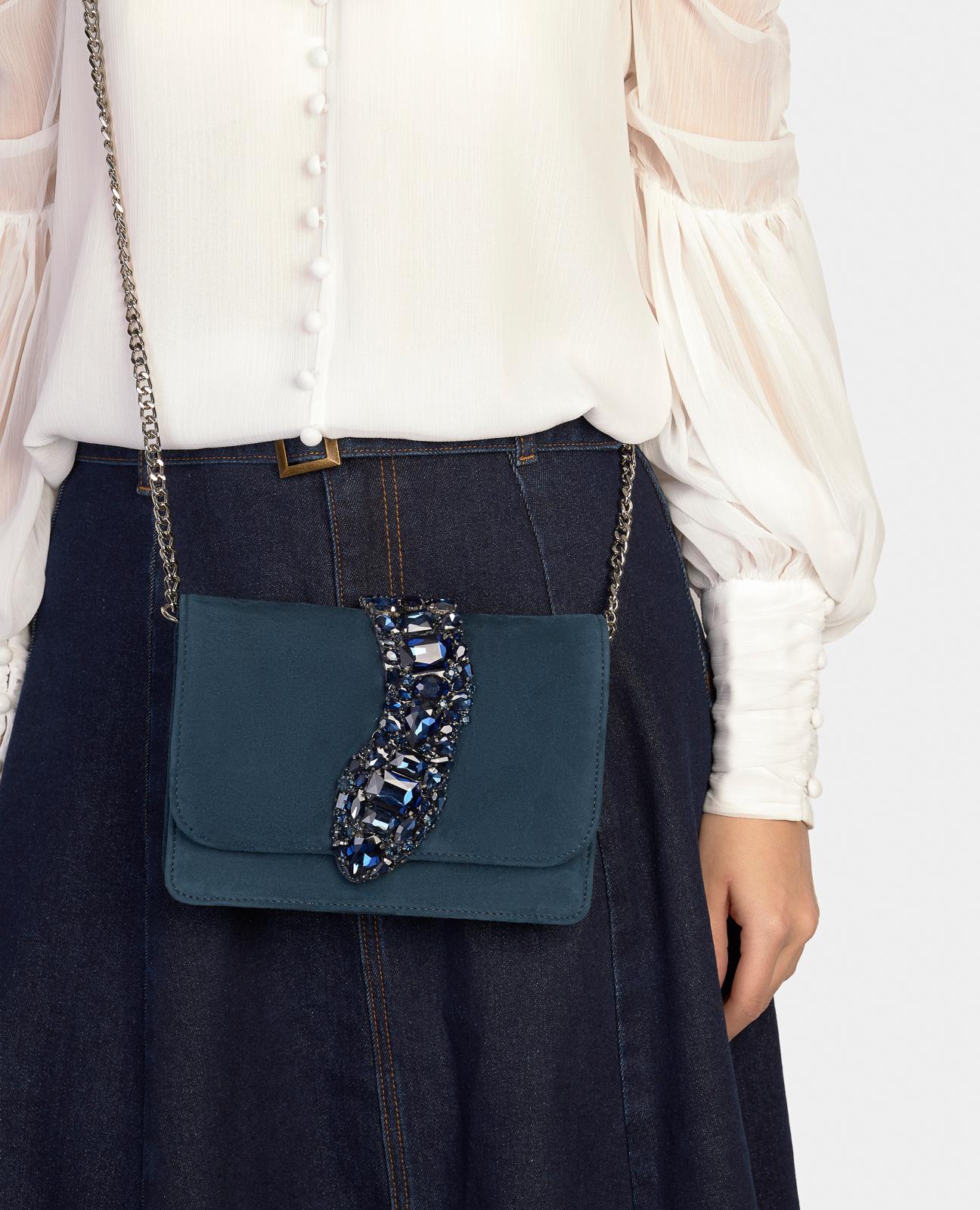 BOLSO BANDOLERA SOLAPA SERPIENTE