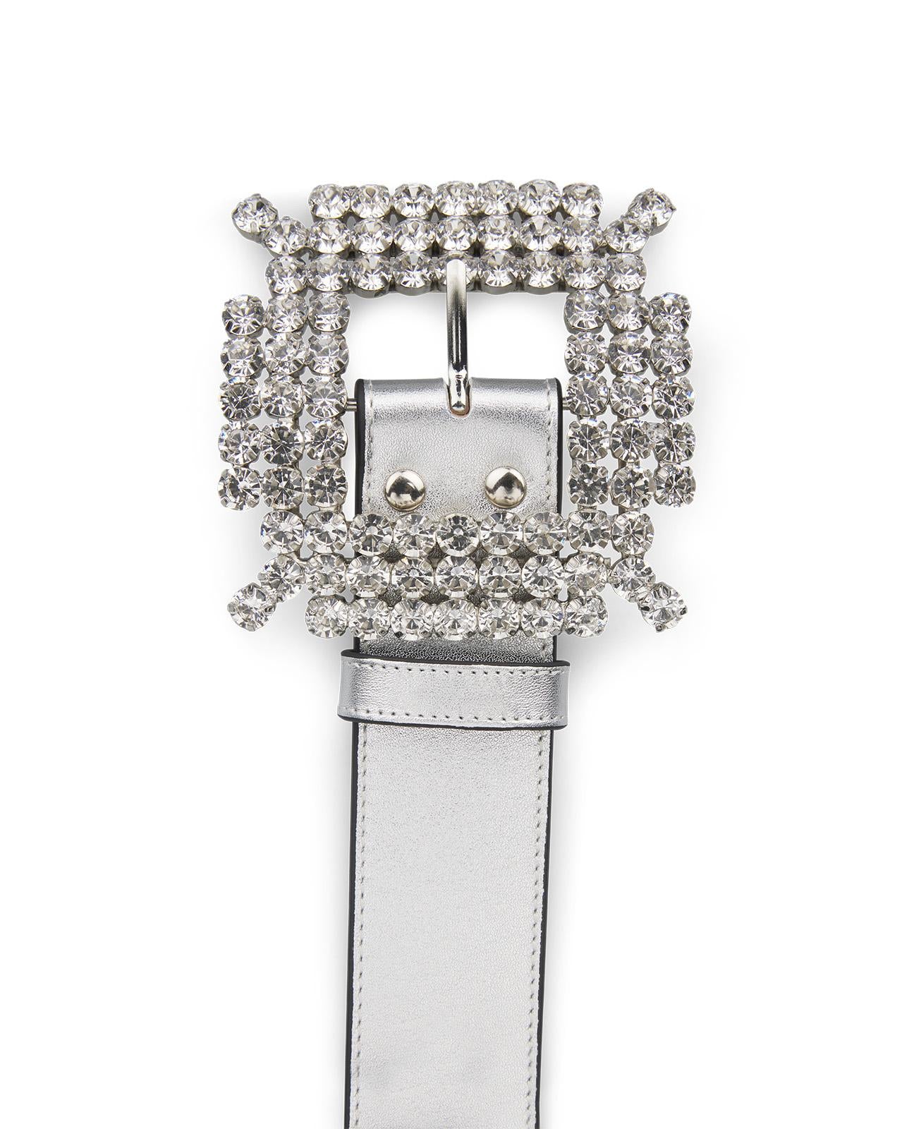 CEINTURE À BOUCLE EN STRASS