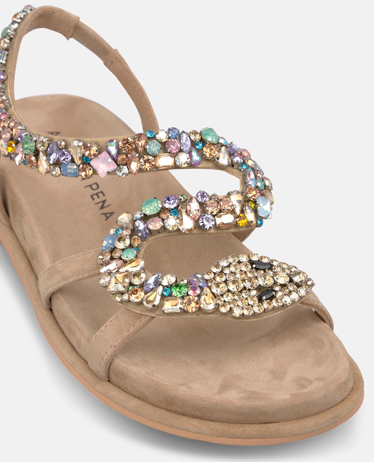 SANDÁLIA RASA DE COBRA