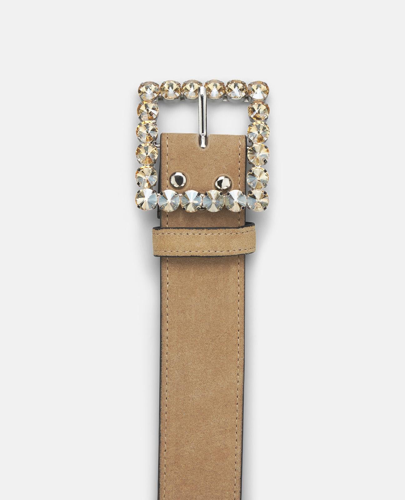 CEINTURE À BOUCLE PERLÉE