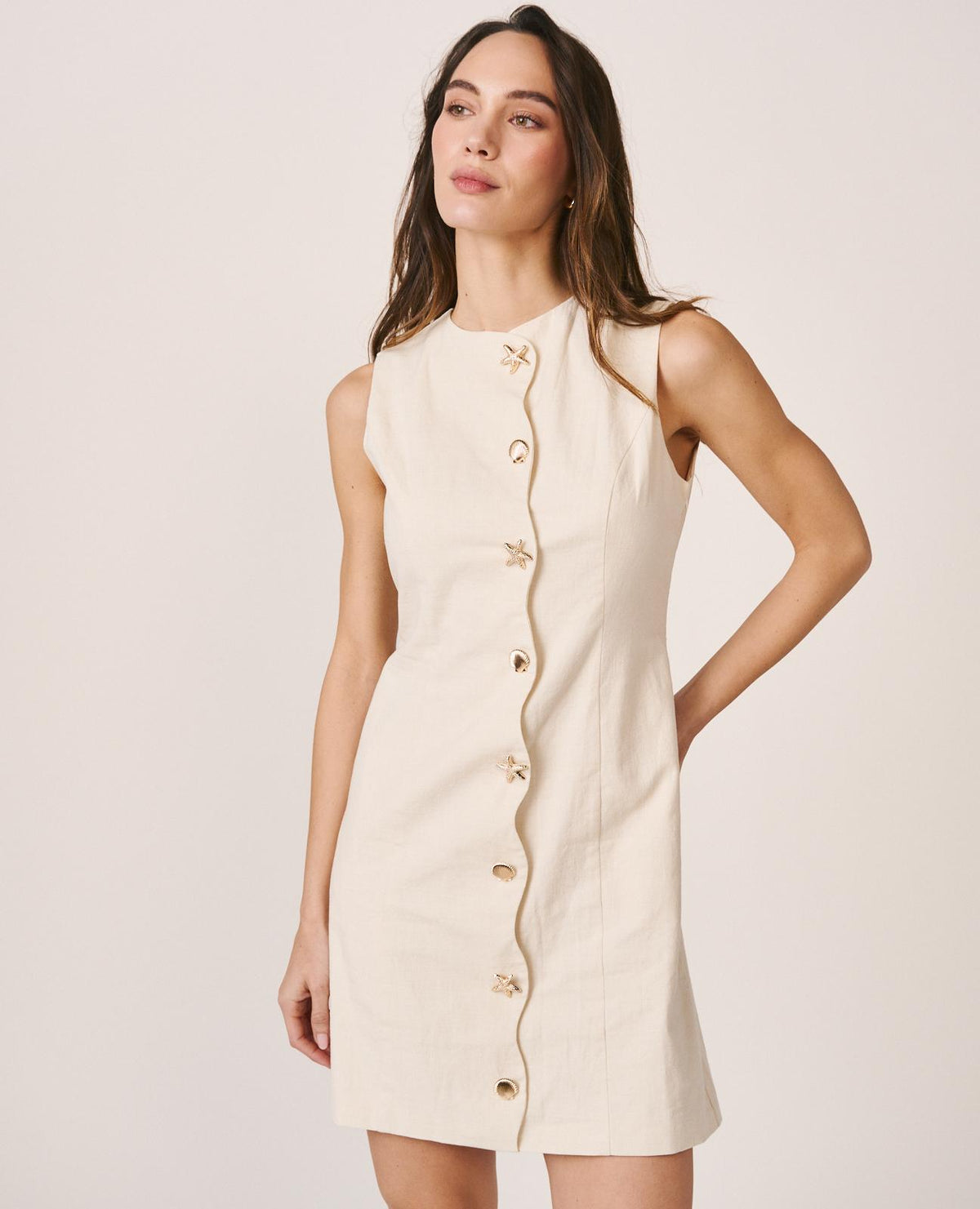 VESTIDO MINI LISO