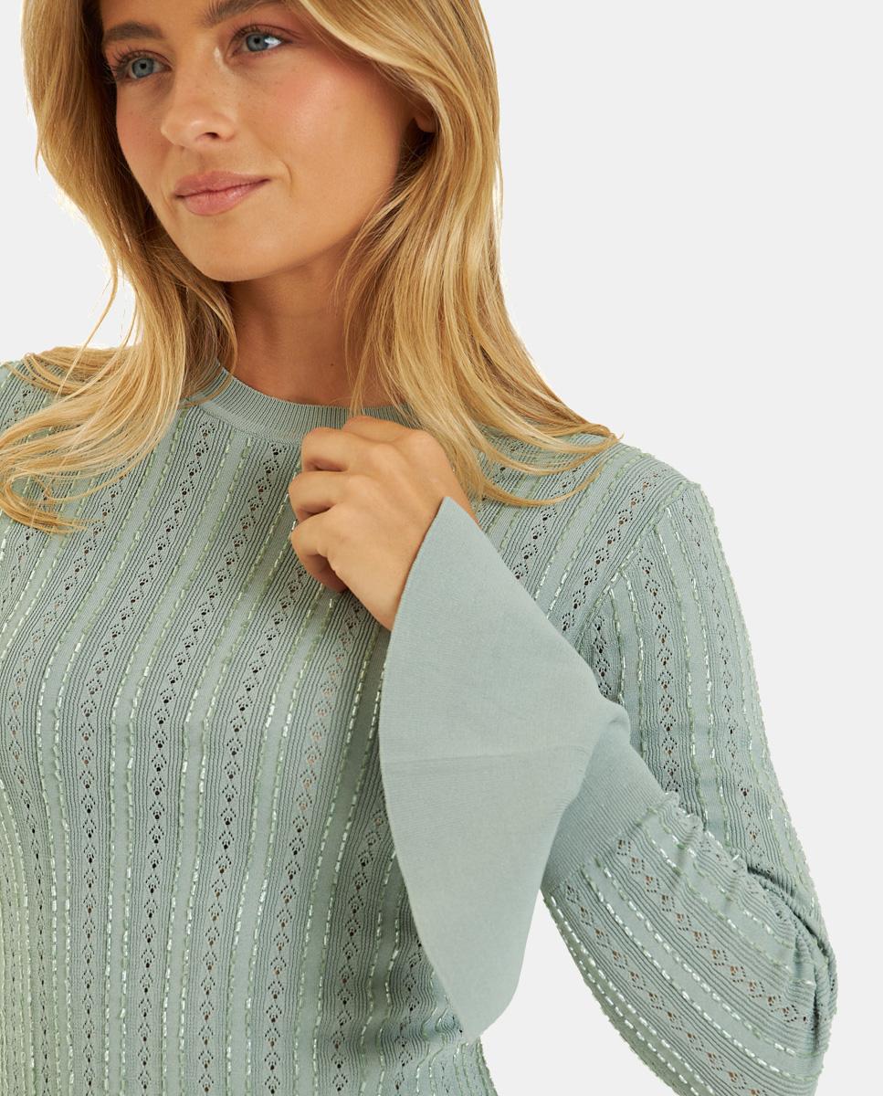 CAMISOLA DE MALHA ABERTA