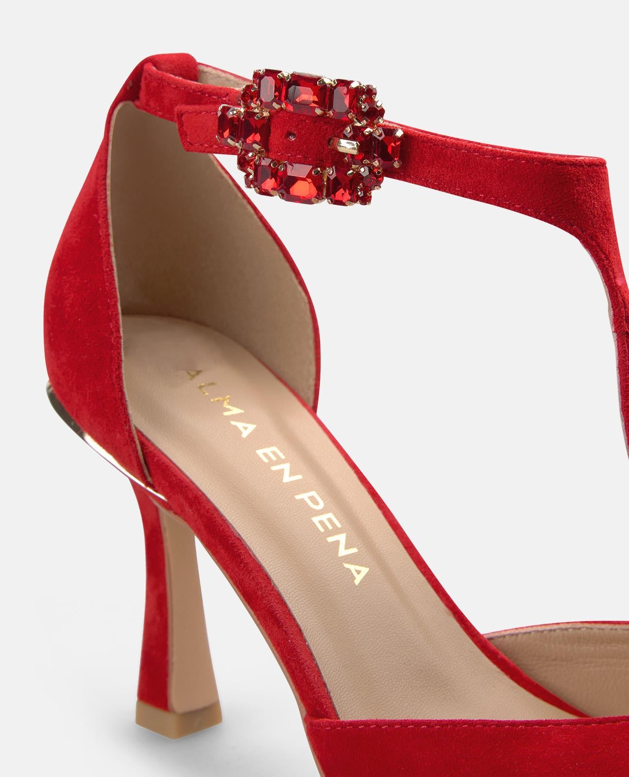 SALON CON HEBILLA DE PEDRERIA