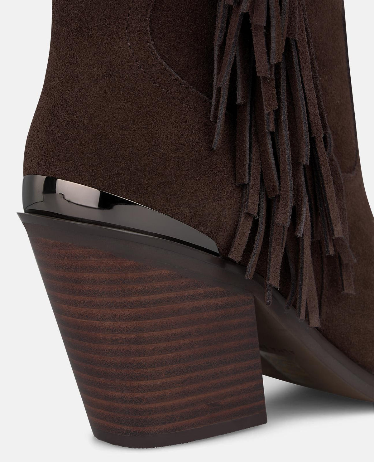 BOTA COWBOY DE PIEL CON FLECOS