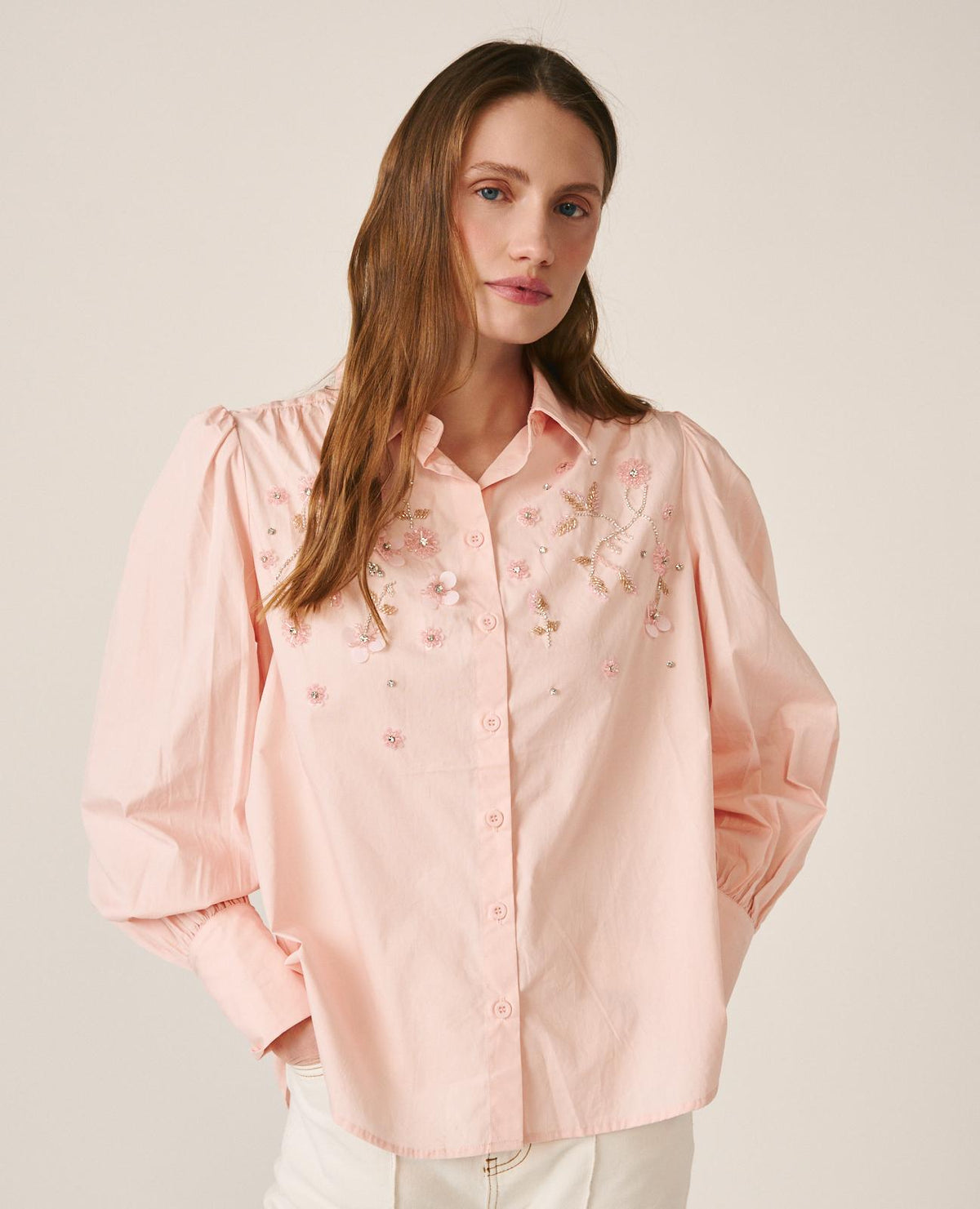 CAMISA ADORNO PEDRERÍA