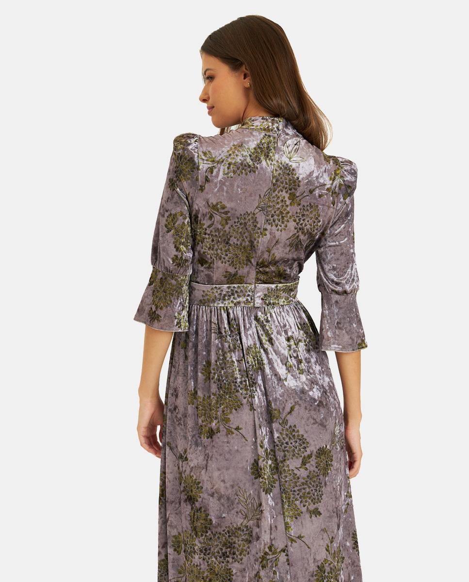 ROBE LONGUE EN VELOURS