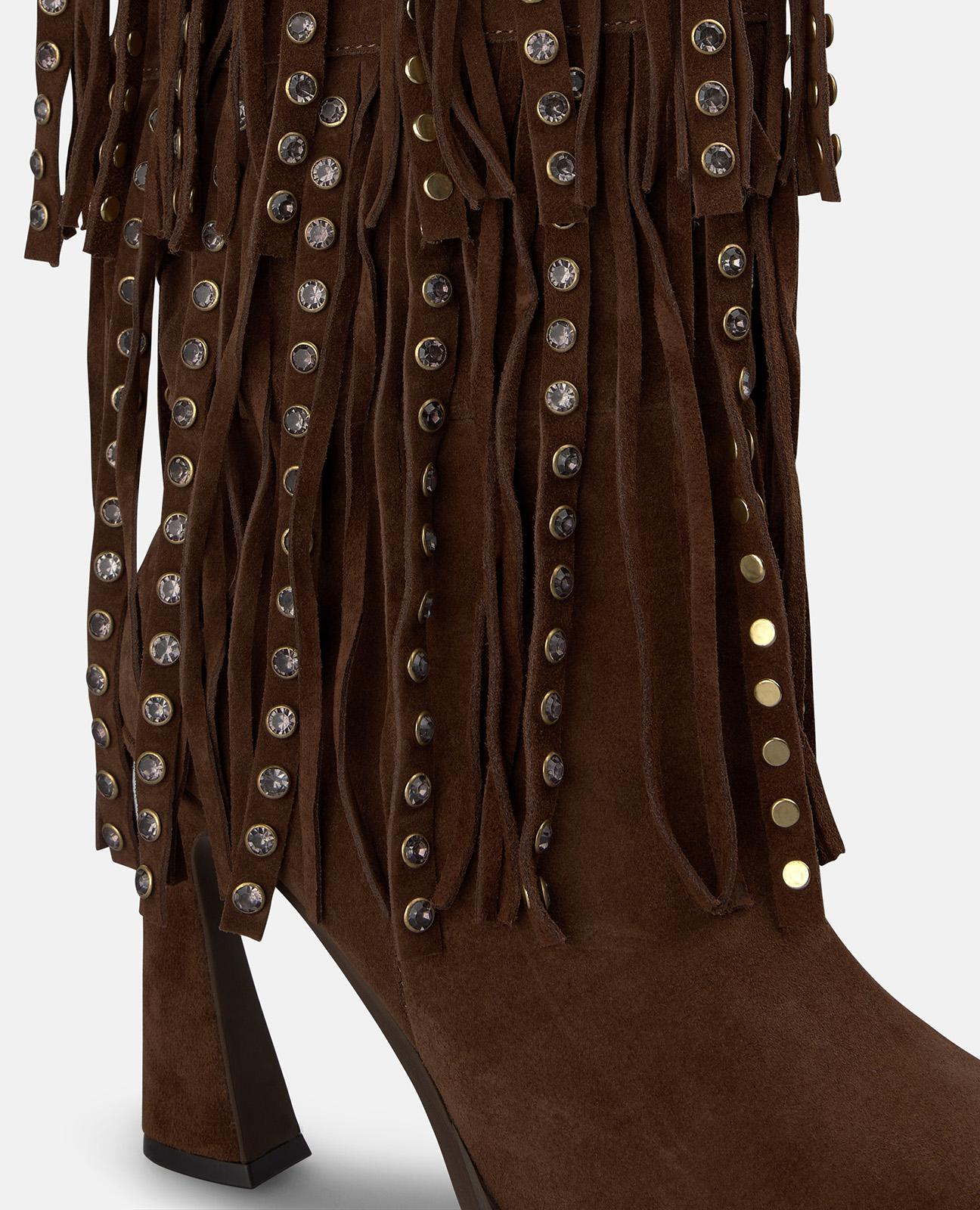 BOTA COWBOY DE ANTE CON FLECOS