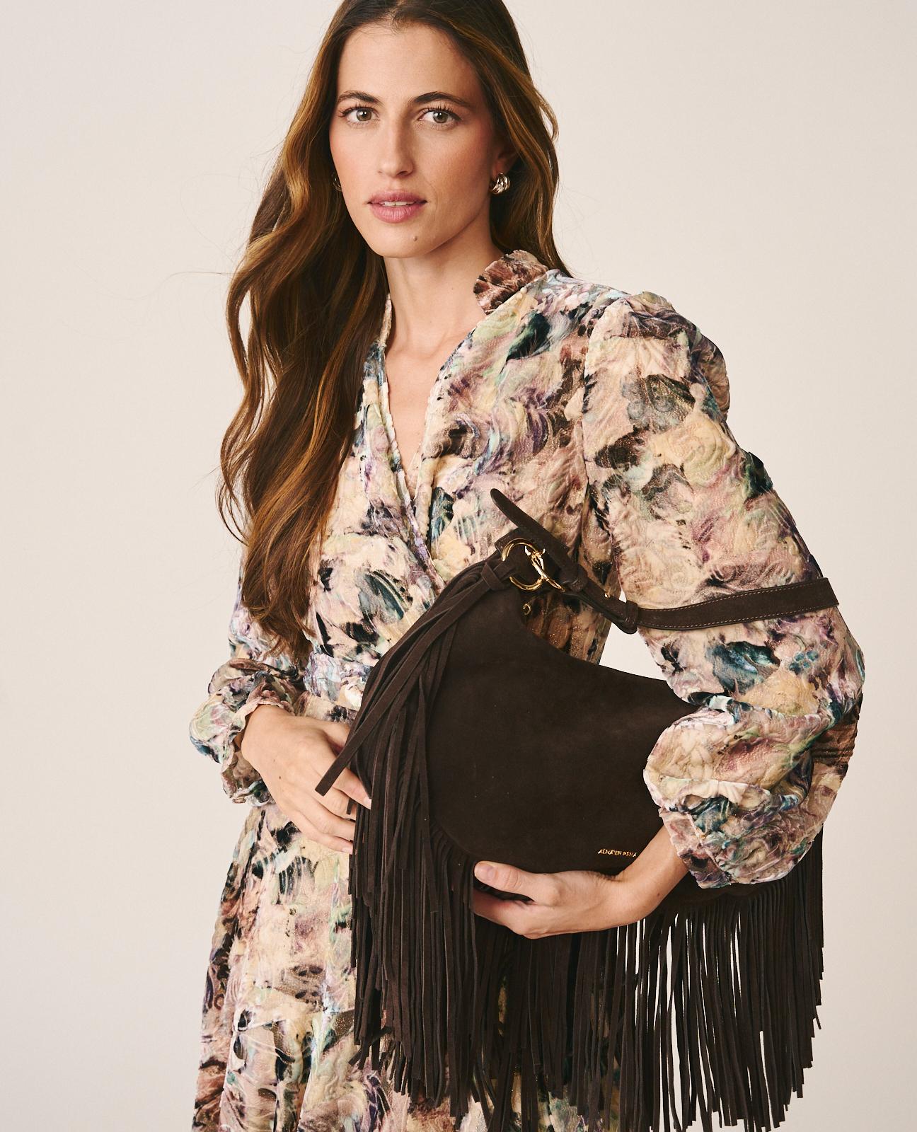 VESTIDO MIDI SEDA ESTAMPADO