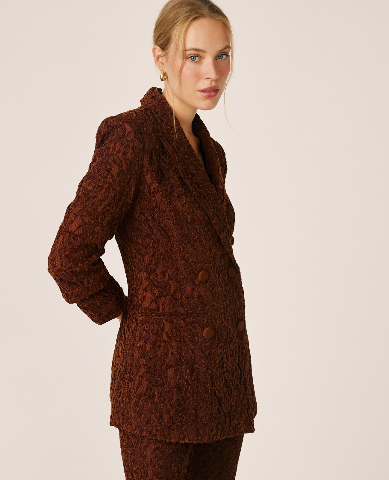 BLAZER ENCAJES TERCIOPELO