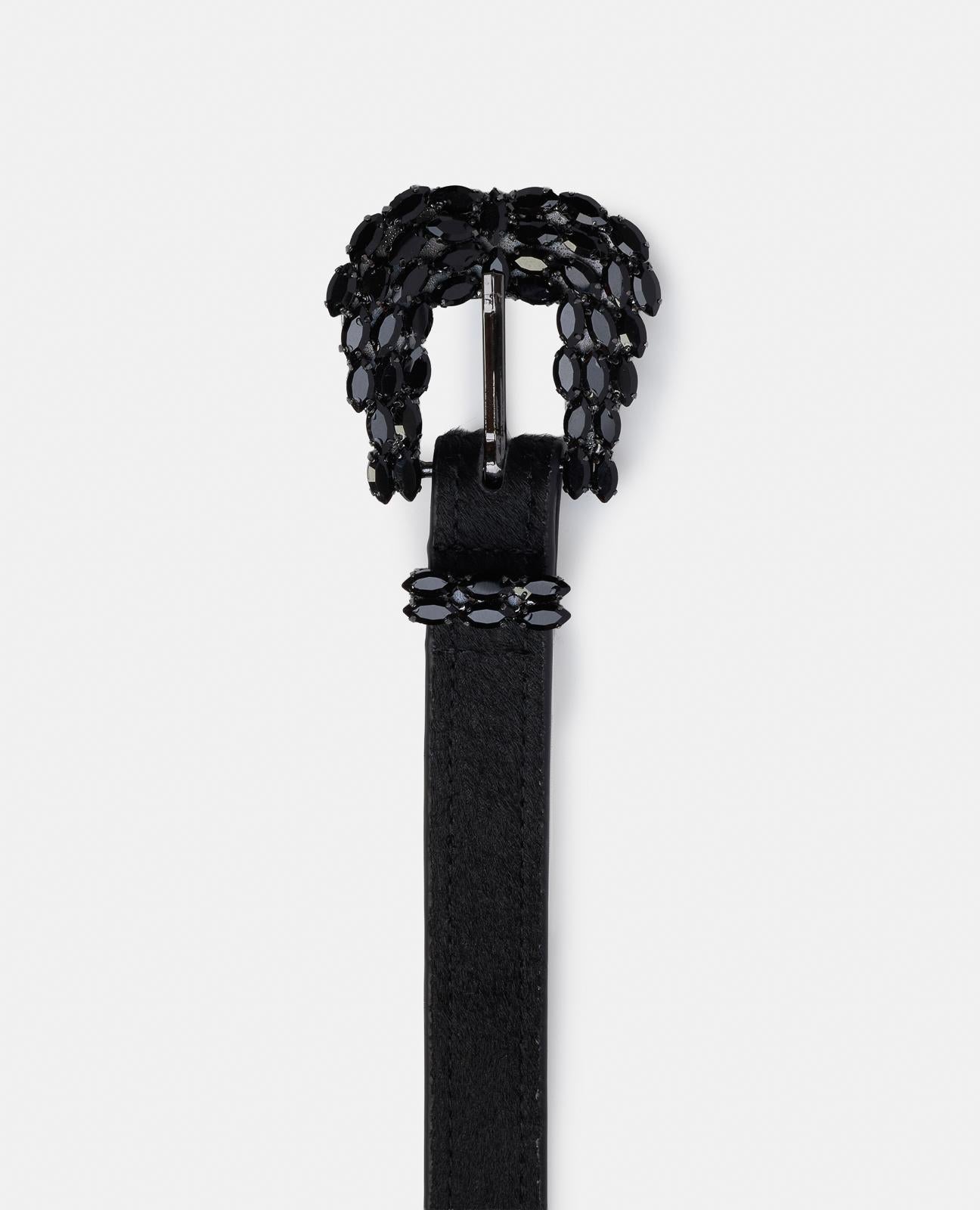 CINTURÓN ESTAMPADO HEBILLA JOYA