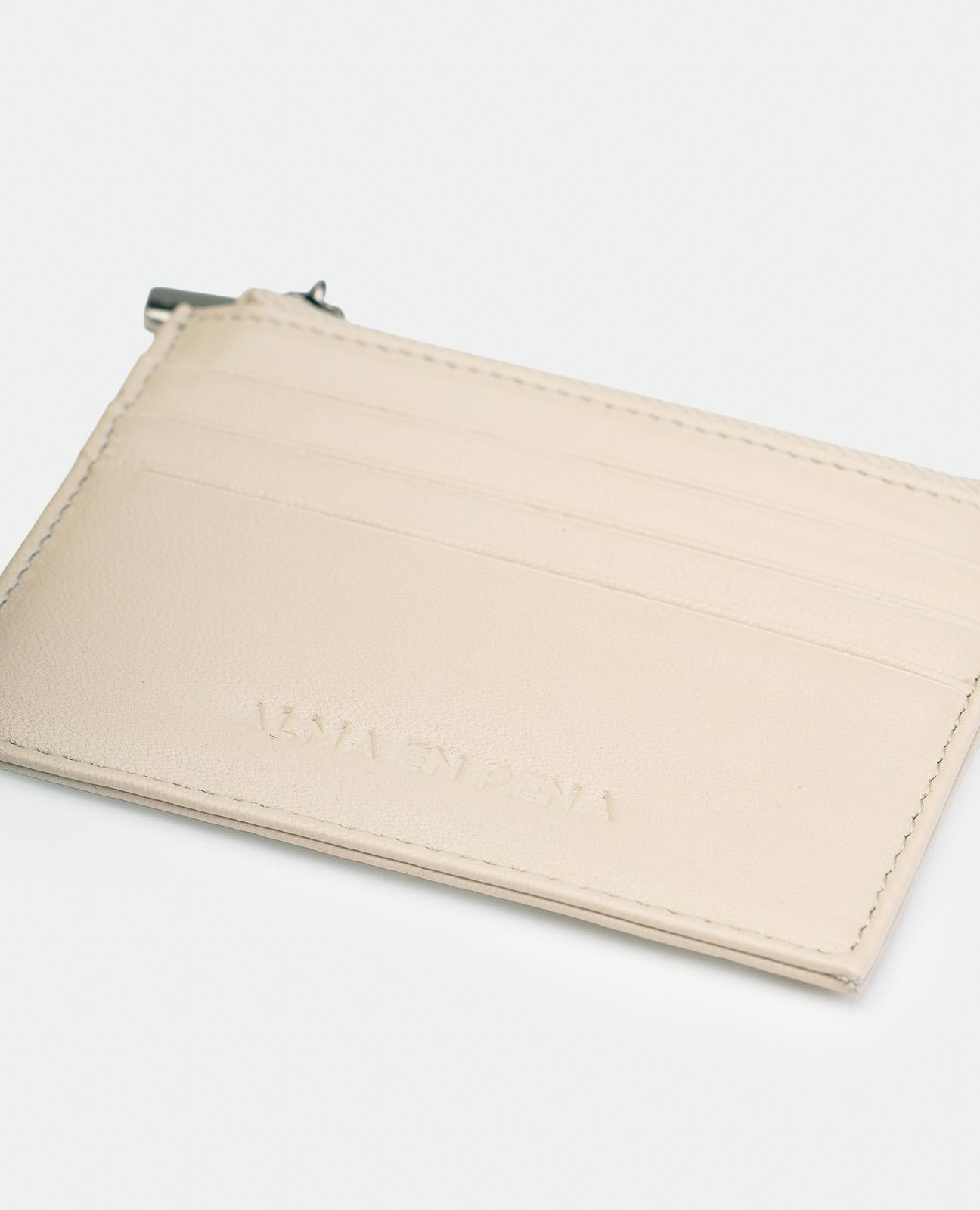 CARTERA TARJETERO CREMALLERA