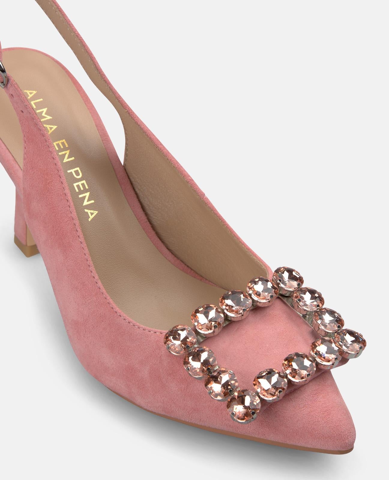 SALON DESTALONADO CON HEBILLA PEDRERIA