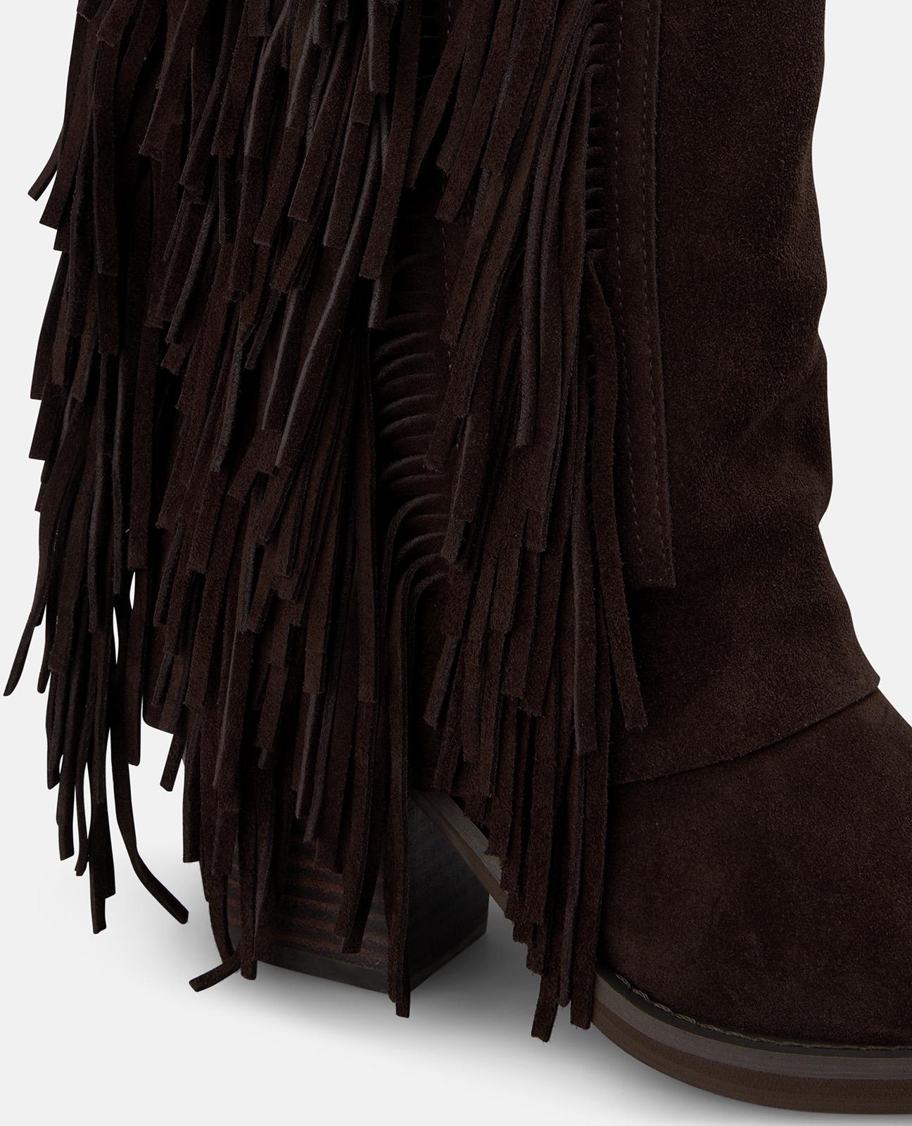 BOTA COWBOY DE ANTE CON FLECOS