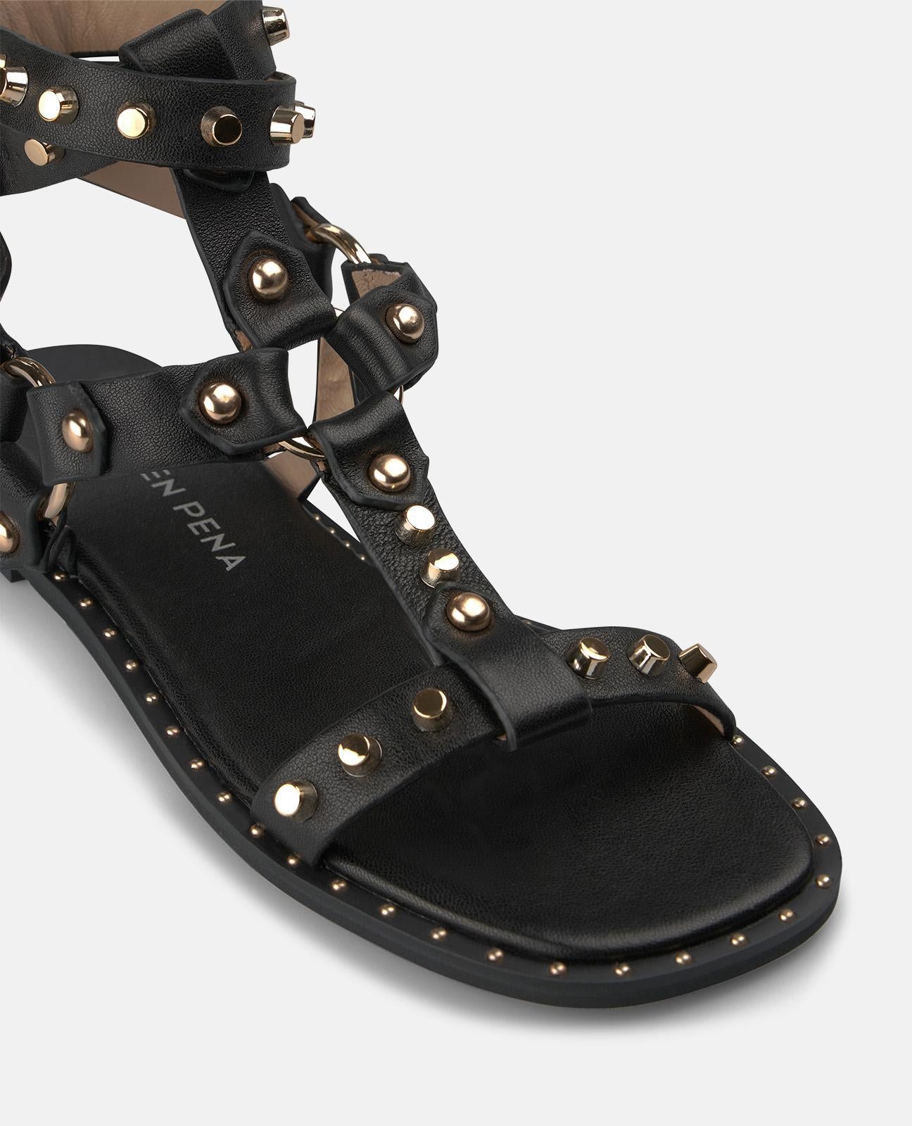 SANDALIA ESTILO GRIEGO TACHAS