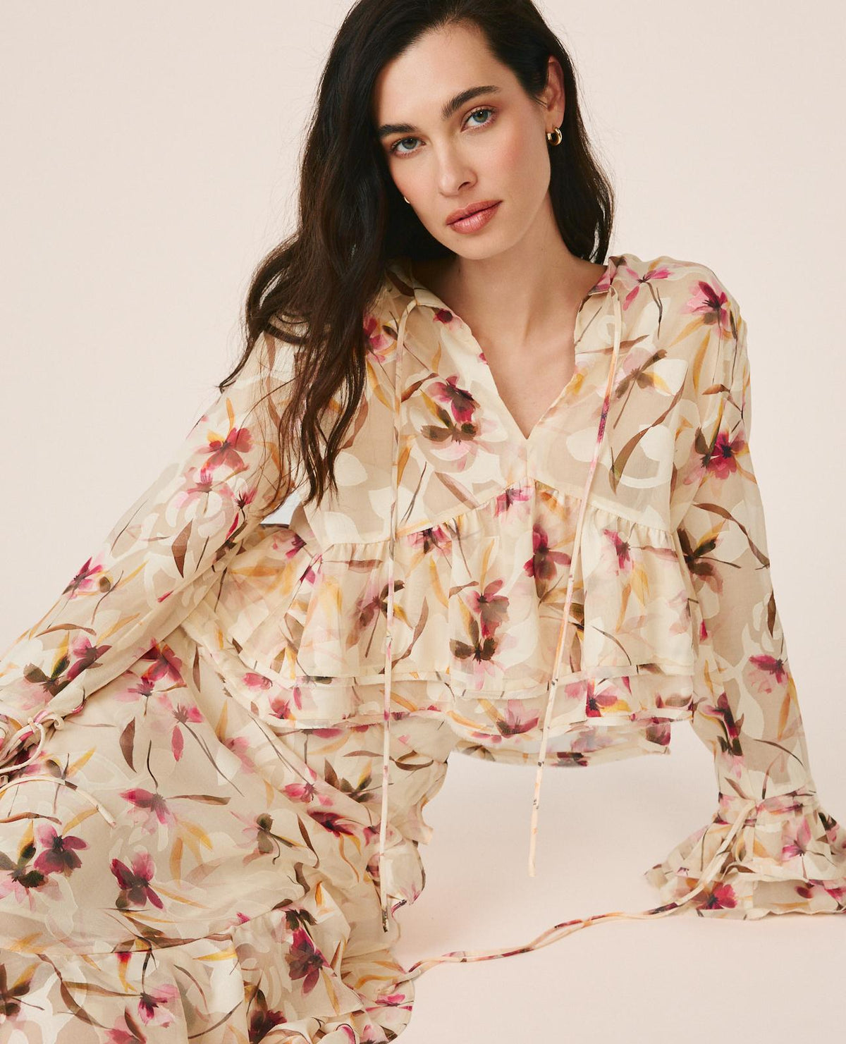 CAMICIA FLUIDA FLOREALE