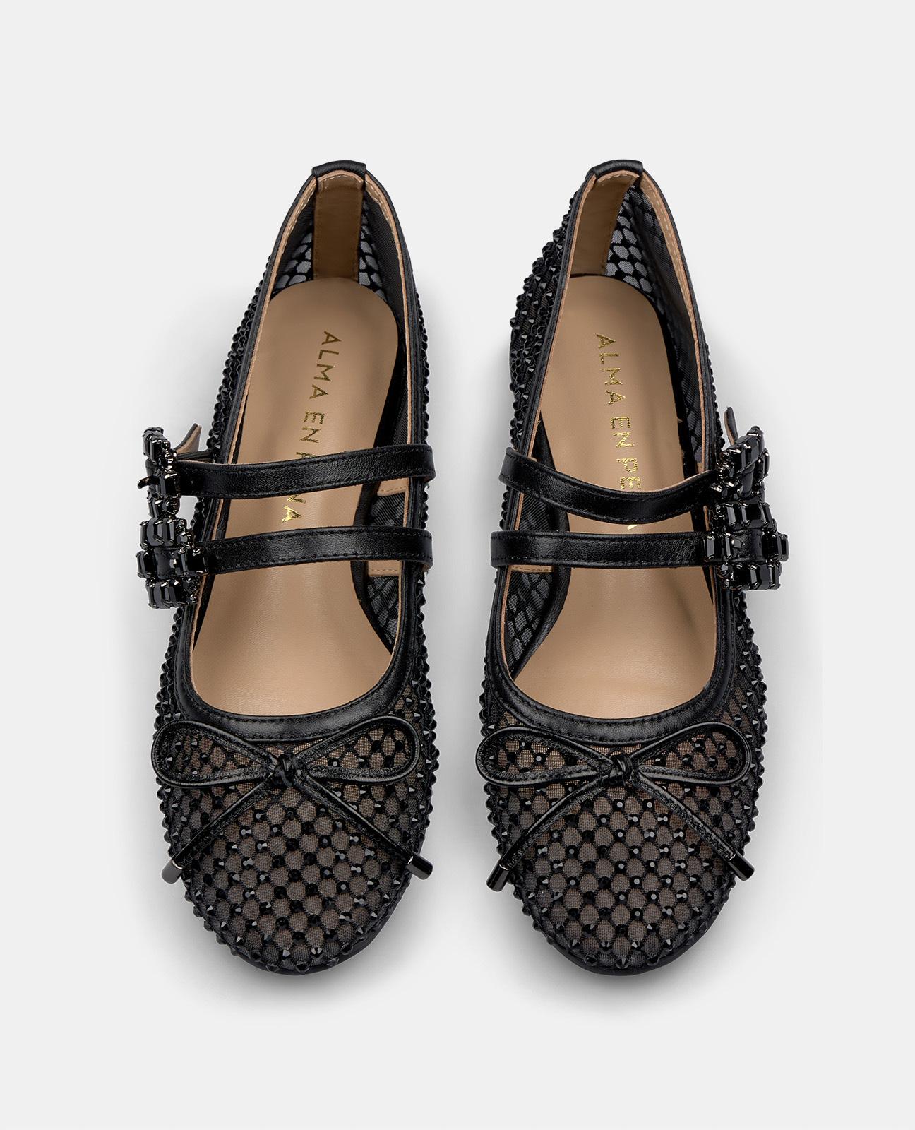 BALLERINA ROSSA FIBBIE STRASS