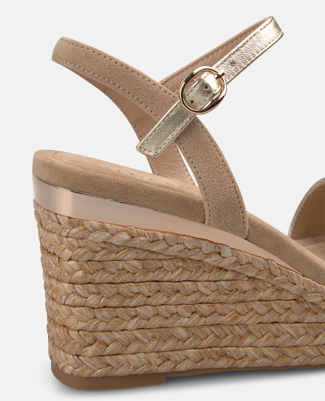 SANDALIA CUÑA ESPARTO TIRA SENCILLA