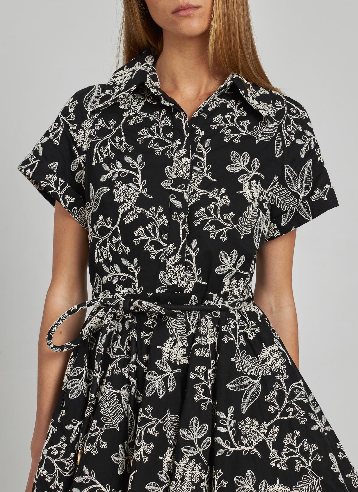 VESTIDO ESTAMPADO VOLANTES