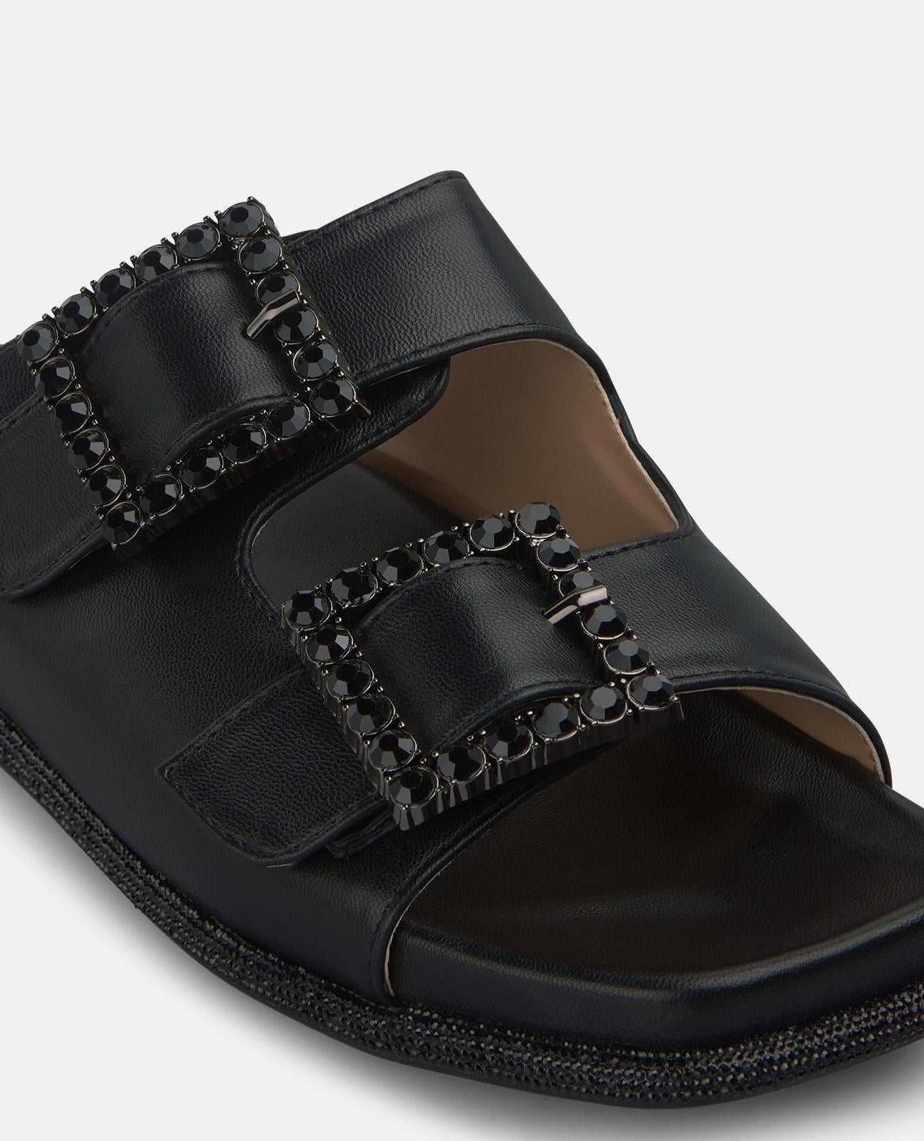 SANDALIA DE PLATAFORMA CON HEBILLAS