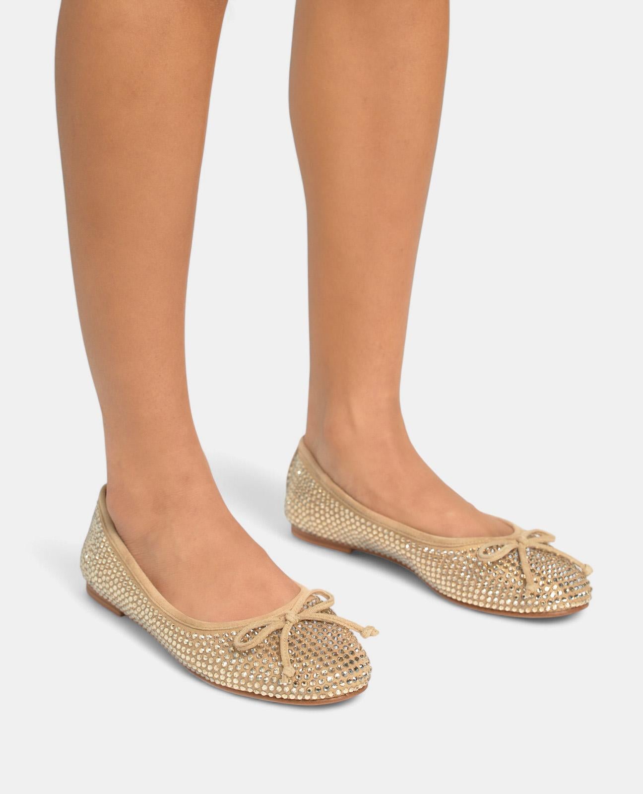 BALLERINE AVEC NŒUD EN STRASS