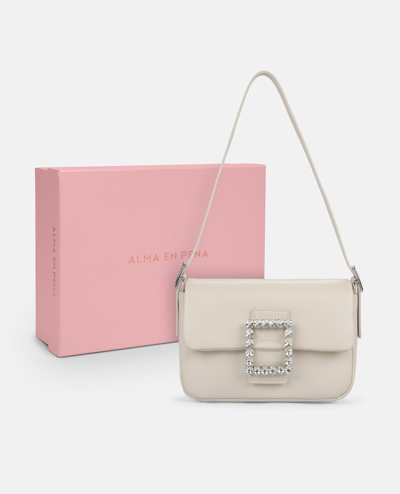 HANDTASCHE MIT QUADRATISCHEM ORNAMENT