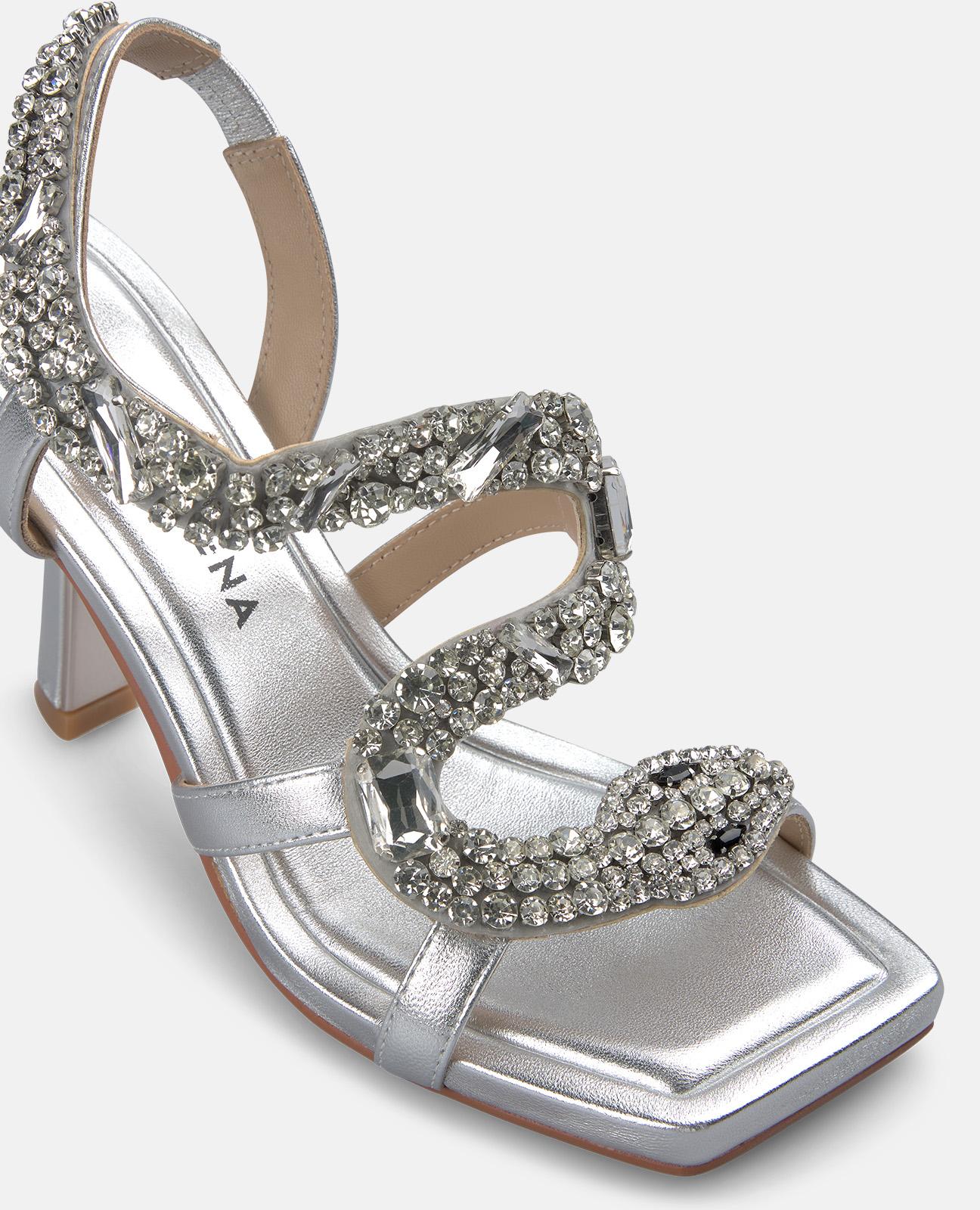 SANDALIA DE TACON SERPIENTE