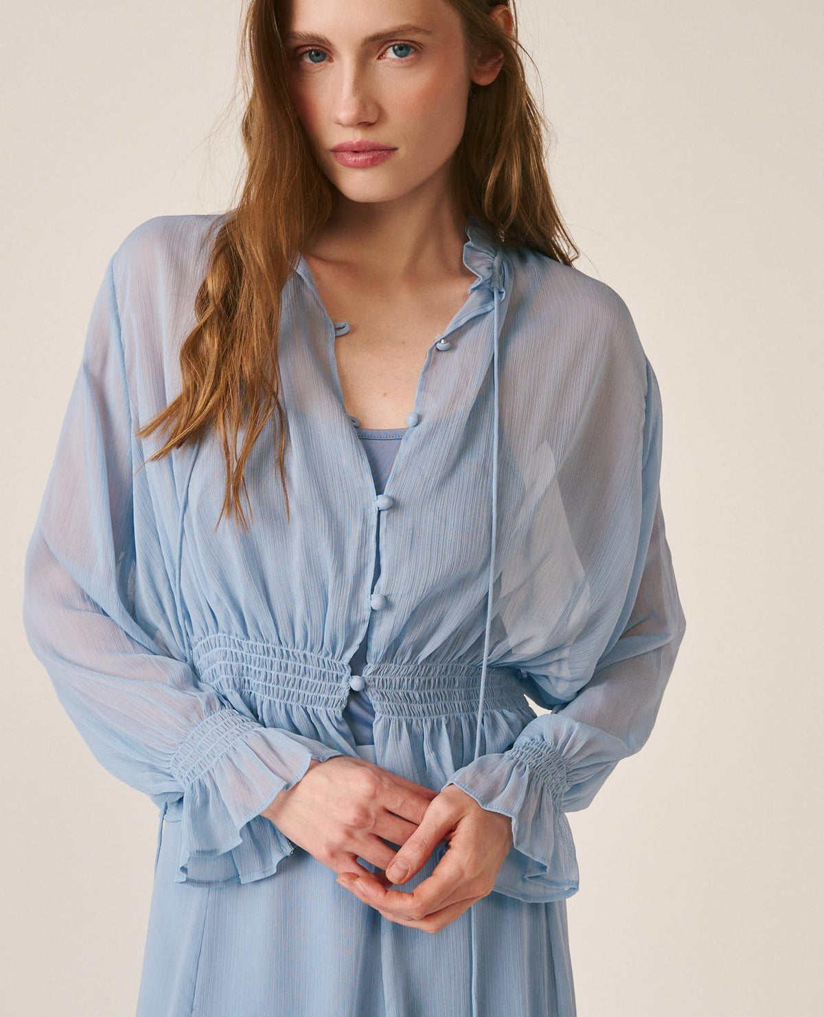 BLUSA MANGA LARGA