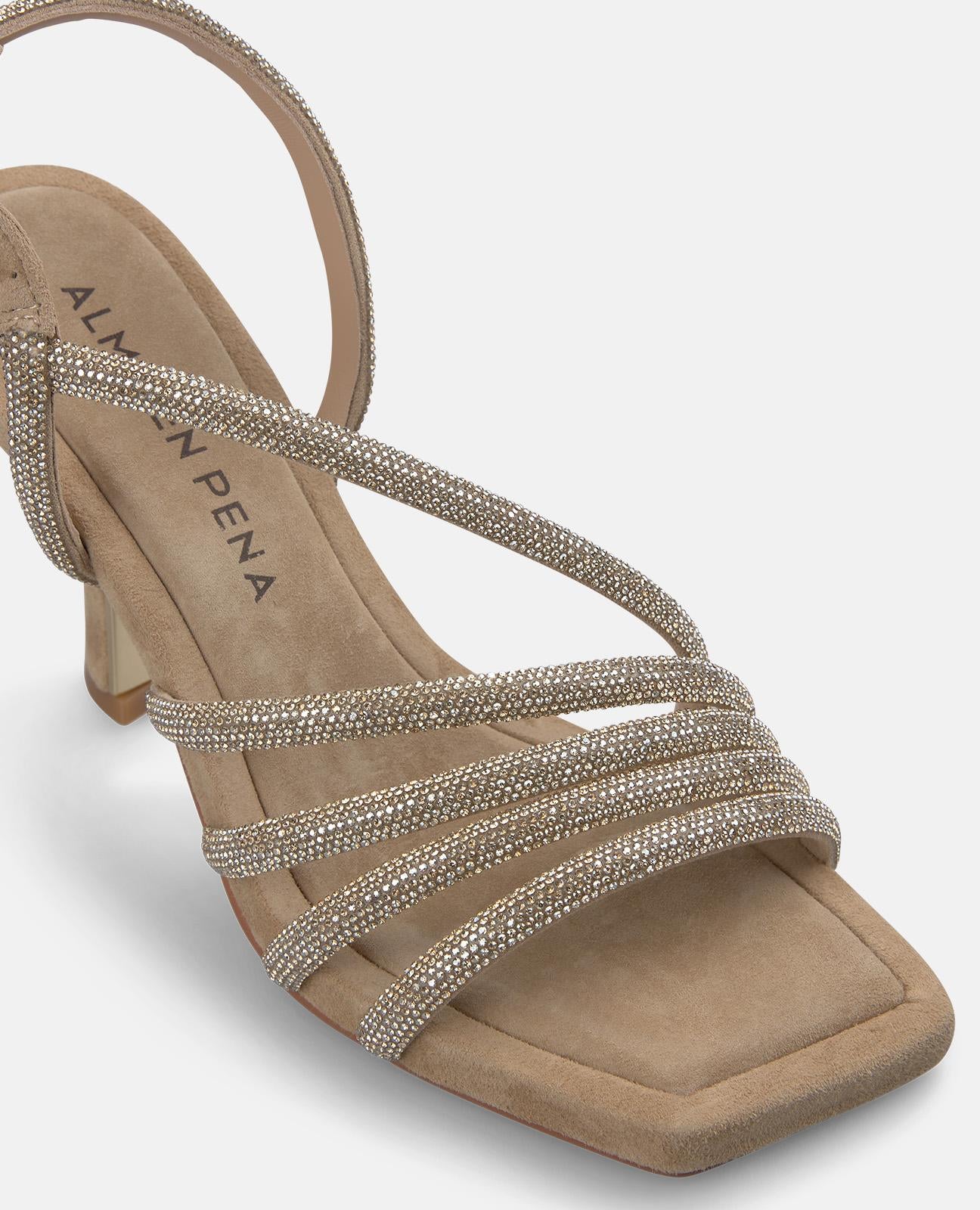 SANDALIA TUBULAR BRILLO