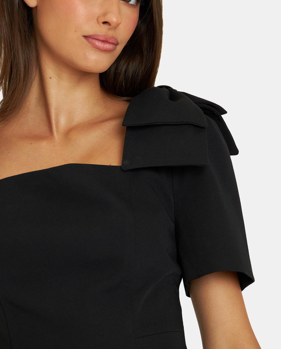 SHORT DRESS WITH BOWS